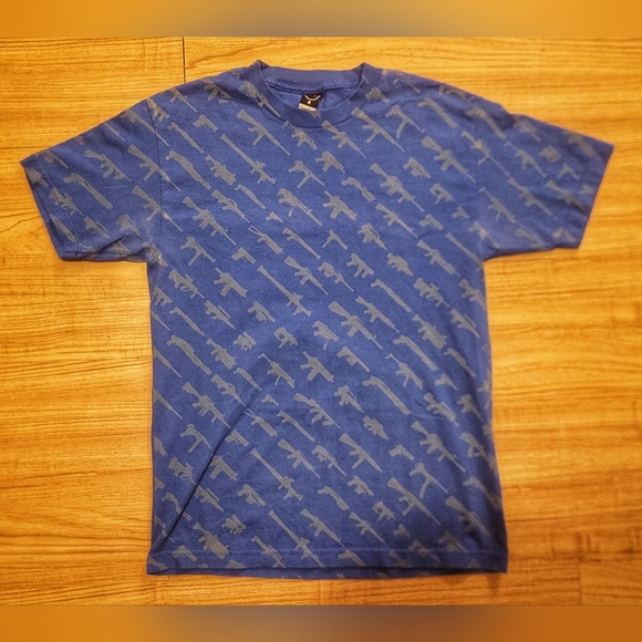 Lot of 6 Rogue Status All Over Print Gun Show Skate Shirts M Rob Dyrdek Vintage - Picture 5 of 7